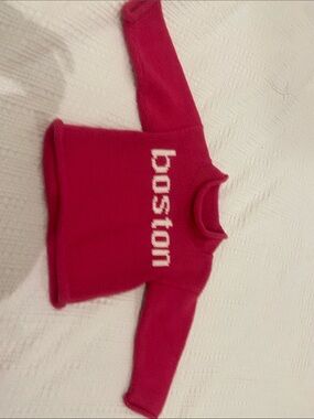 Claver roll neck Boston sweater size 12 months